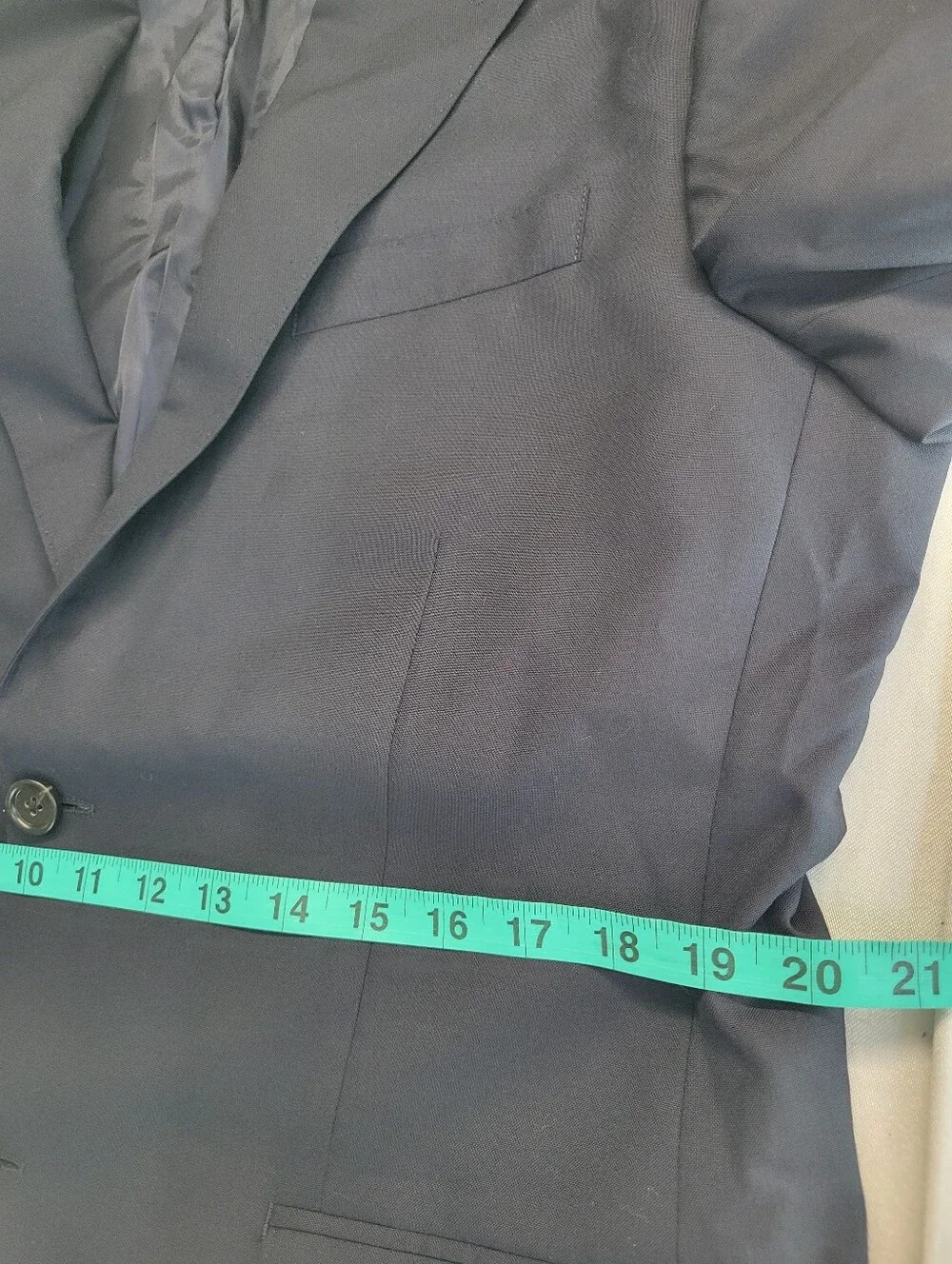 J Crew Crosby Classic-fit suit jacket in Italian wool BM161 Size 40R Navy $550